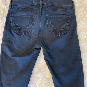 Hollister navy blue skinny khakis